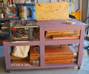 How to Tutorial on building a workbench that's compact, mobile and stylish.