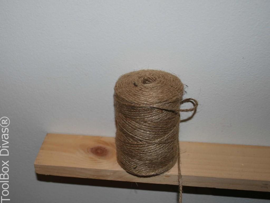 string it up with Jute