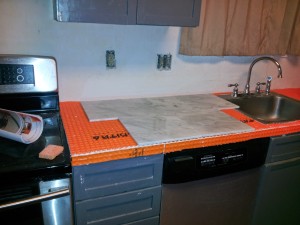 Tile Over Laminate Countertops, How To Tile Over Old Countertop