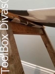 Build a folding canvas stool
