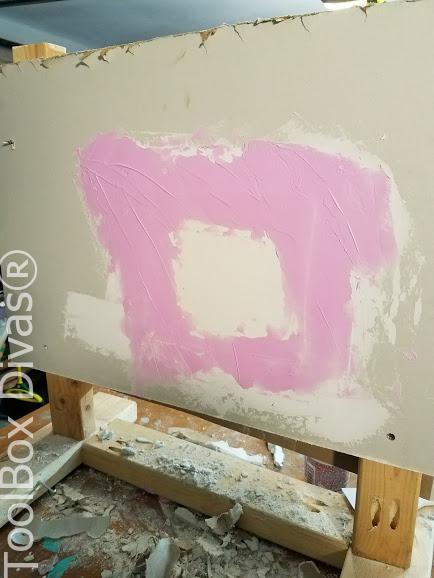 Learn How to Patch a Hole in Drywall - Toolbox Divas 3rd coat