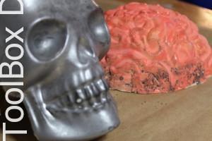 skull and brain for halloween