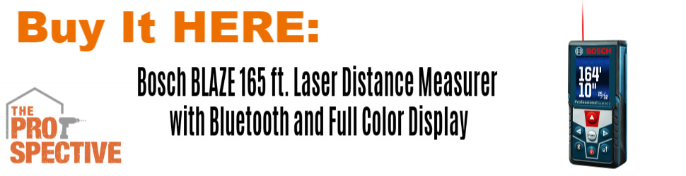 Laser Distance Measurer with Bluetooth and Full Color Display BLAZE 165 ft 