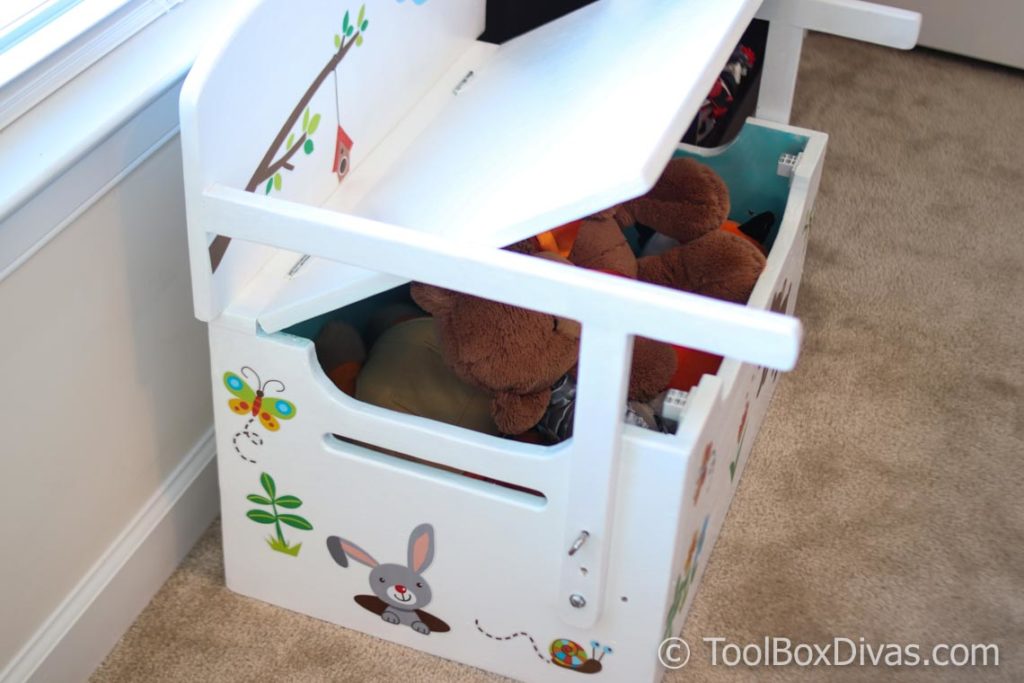 Desk and Bench Set w/Toy Box Storage ToolBox Divas