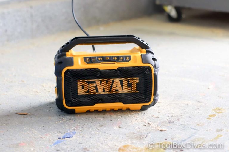 The DEWALT 20-Volt MAX Bluetooth Speaker
