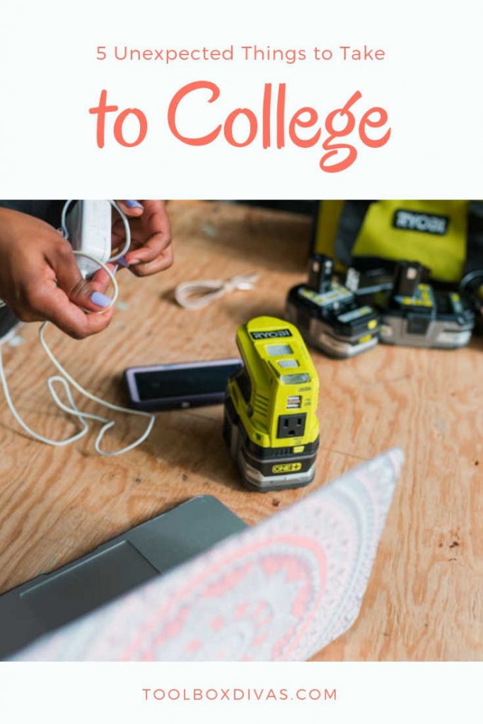 5 unexpected things to Take to college, Back to school list @ToolBoxDivas