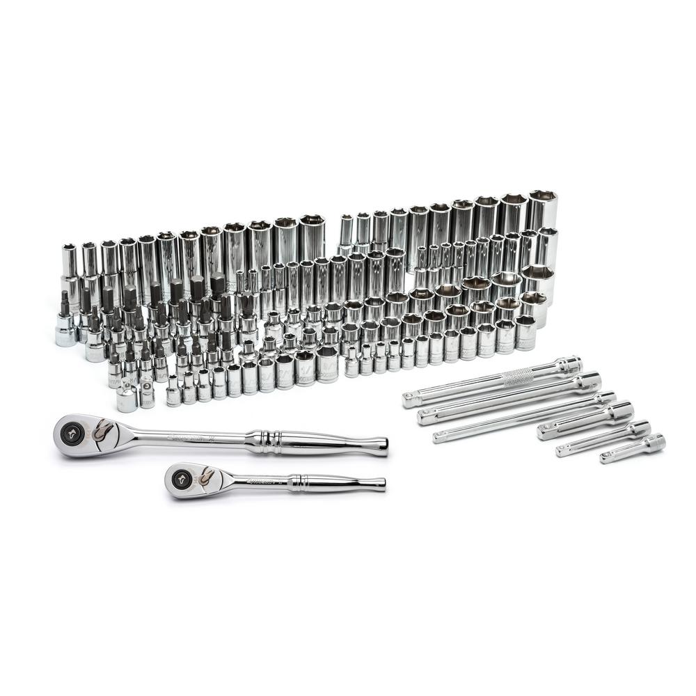 Husky 144-Position 1/4 in. and 3/8 in. Drive Mechanics Tool Set (125-Piece) @toolboxdivas