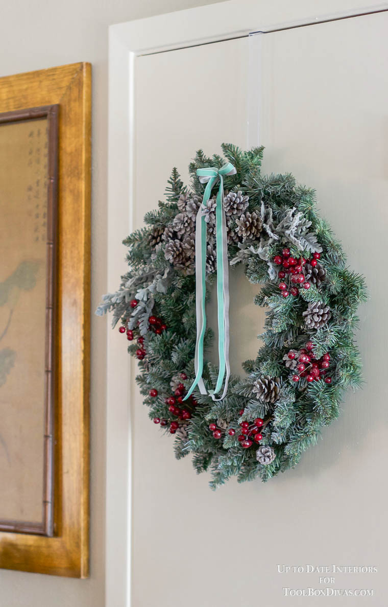 Winter Wreath ideas recycle Christmas into the Winter Decorations @ToolBoxDivas