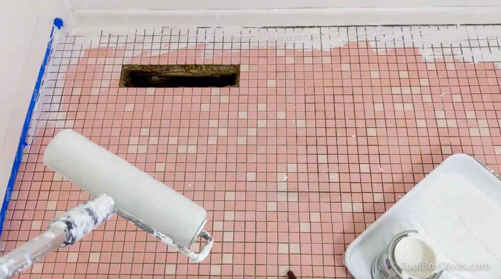 How To Paint Your Bathroom Tile Floors, How To Paint Old Bathroom Floor Tiles