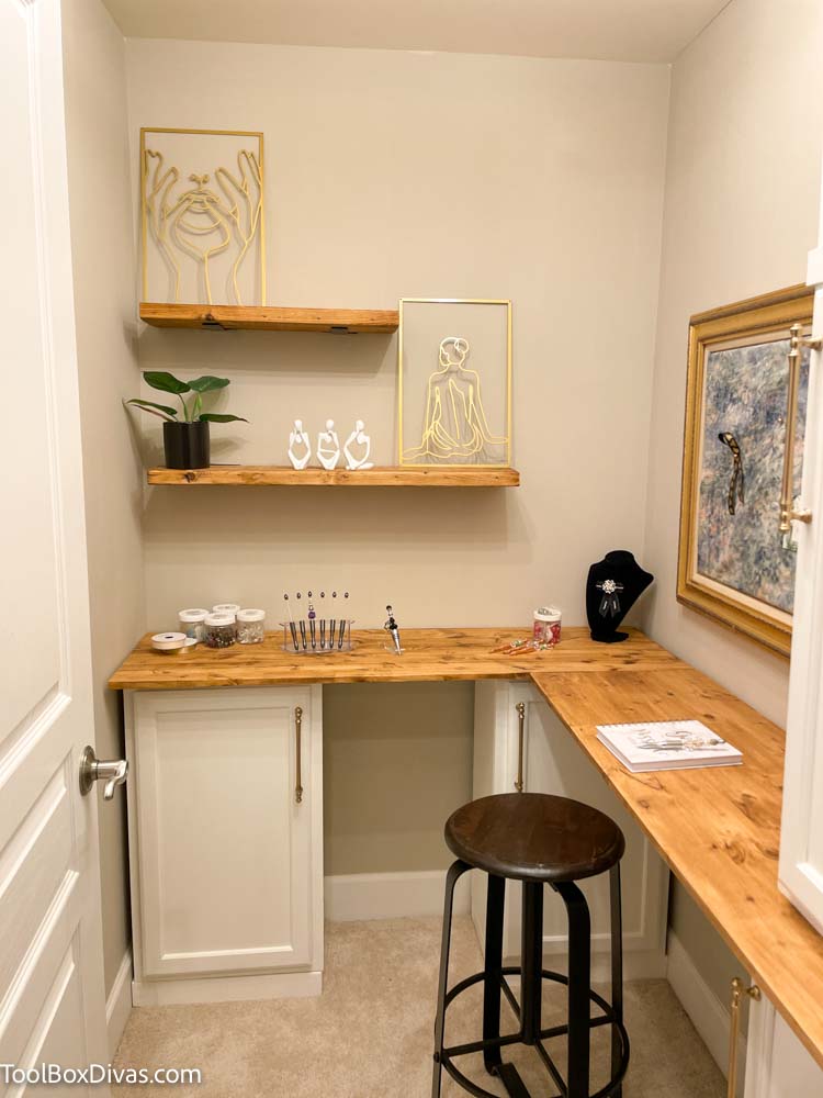 How to Convert a Small Closet Into a Craft Room